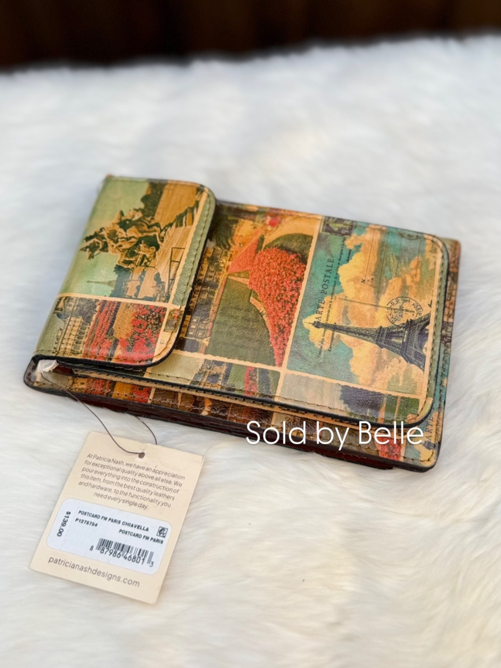 NWT Patricia Nash Postcard Paris Chiavella
